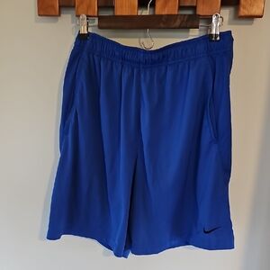 Men's Nike Blue Athletic Shorts Draw String, Size Large